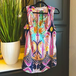 Flowy Vibrant Sleeveless Shirt